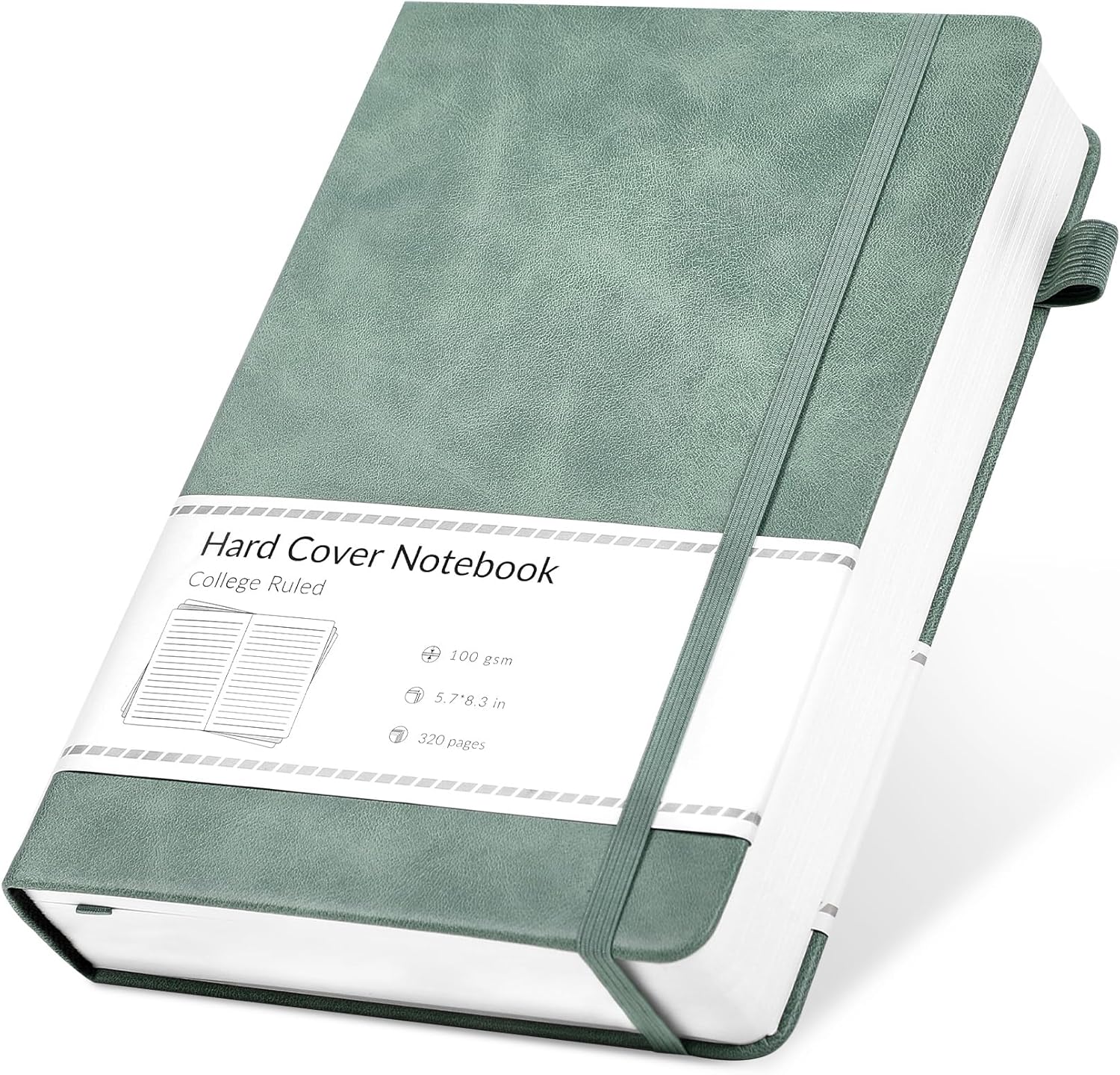 Journal Leather Hardcover - Lined Journal Notebook for Women Men,