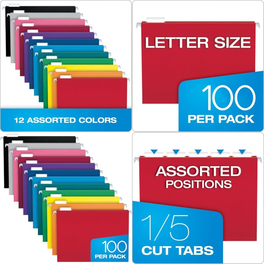 File Folder Hanging - Colored Hanging File Folders Letter Size