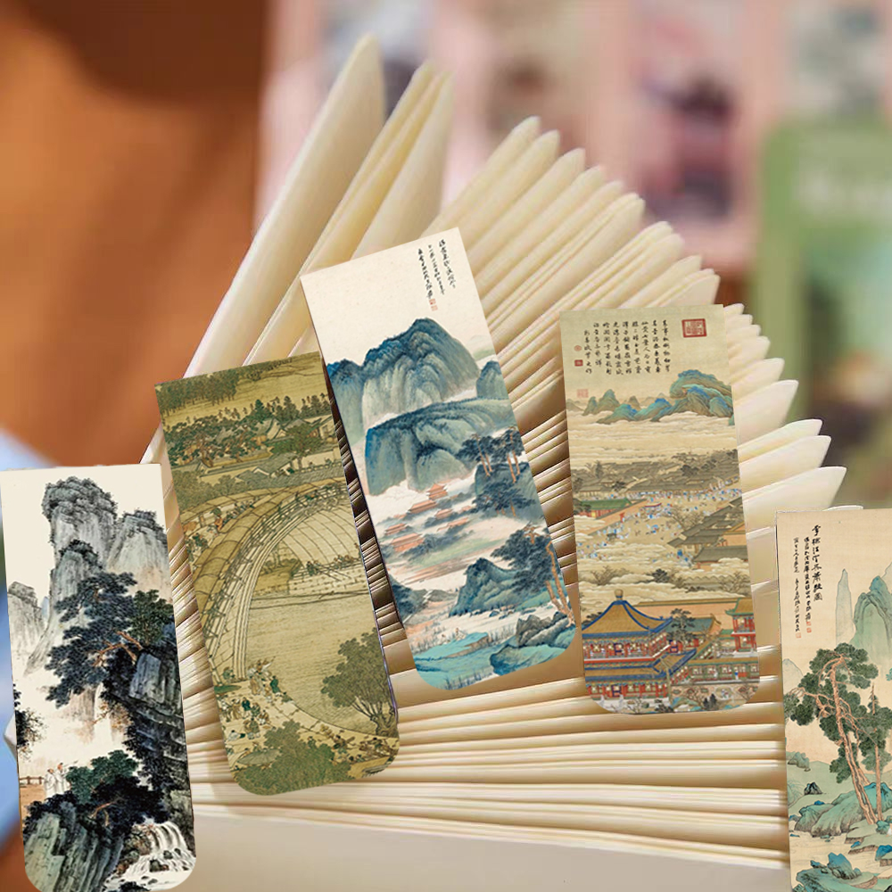 5PCS Chinese Ancient Style Mag - Bookmark Magnetic Clip incelemesi ve fiyatı