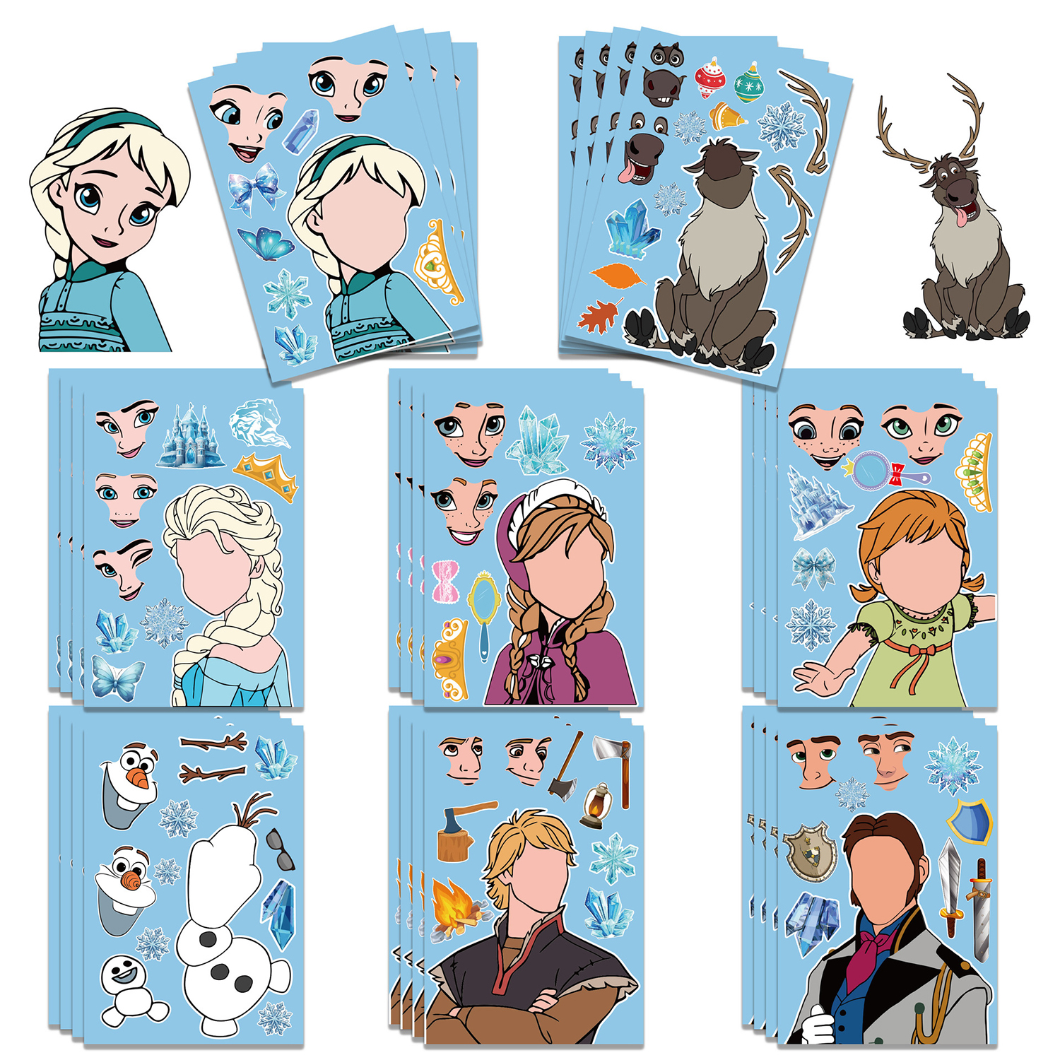 Frozen Queen Party Sticker Els - Memo Pad Sticky incelemesi ve fiyatı