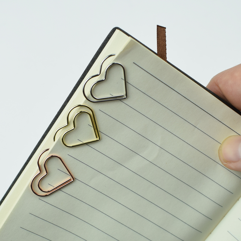 12-Piece Set Heart Paper Clips - Binder Clip Assorted incelemesi ve fiyatı