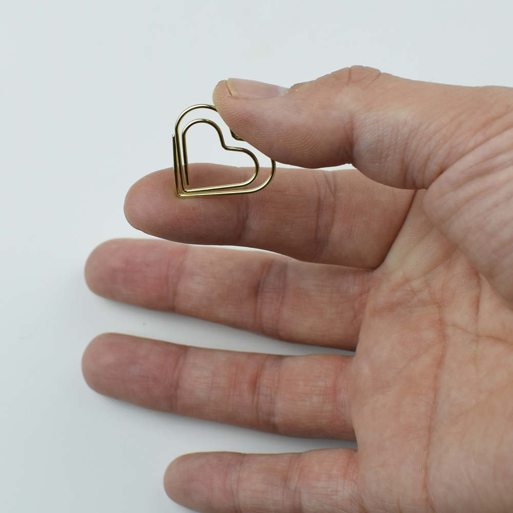 12-Piece Set Heart Paper Clips - Binder Clip Assorted incelemesi ve fiyatı