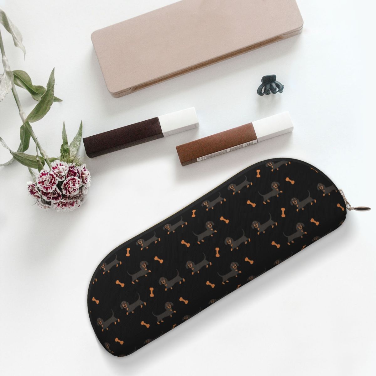Black And Tan Dachshund Sausag - Tan Stationery & Office Supply incelemesi ve fiyatı