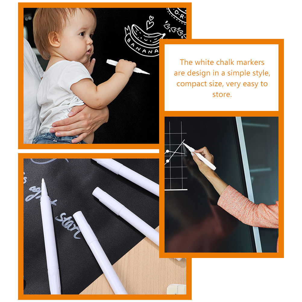 10Pcs White Chalk Markers Liqu - Correction Fluid White incelemesi ve fiyatı