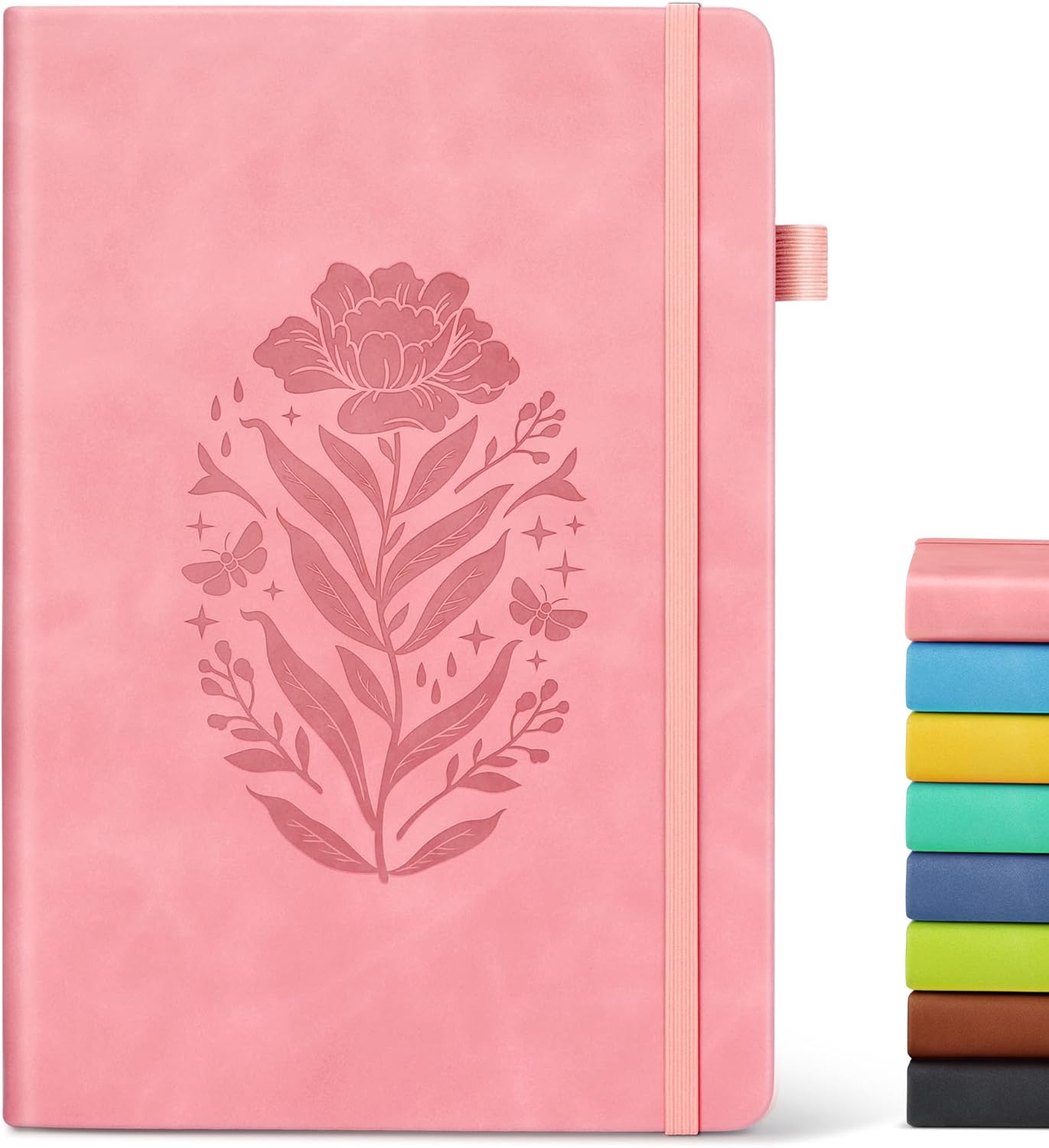 A5 Pink Hardcover Leather Jour - Journal Leather Hardcover incelemesi ve fiyatı