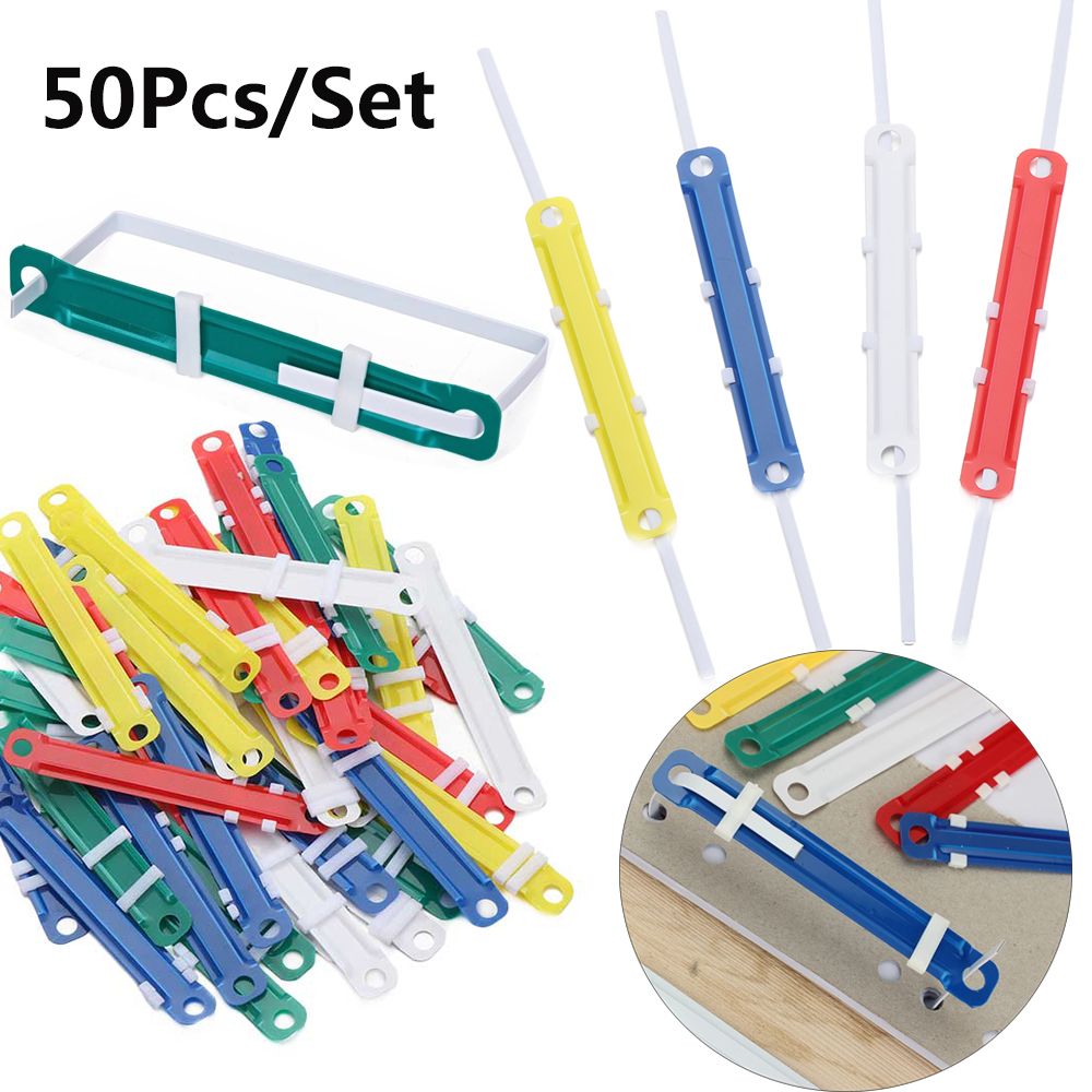 50 PCs/Set File Paper Fastener - Binder Clip Assorted incelemesi ve fiyatı
