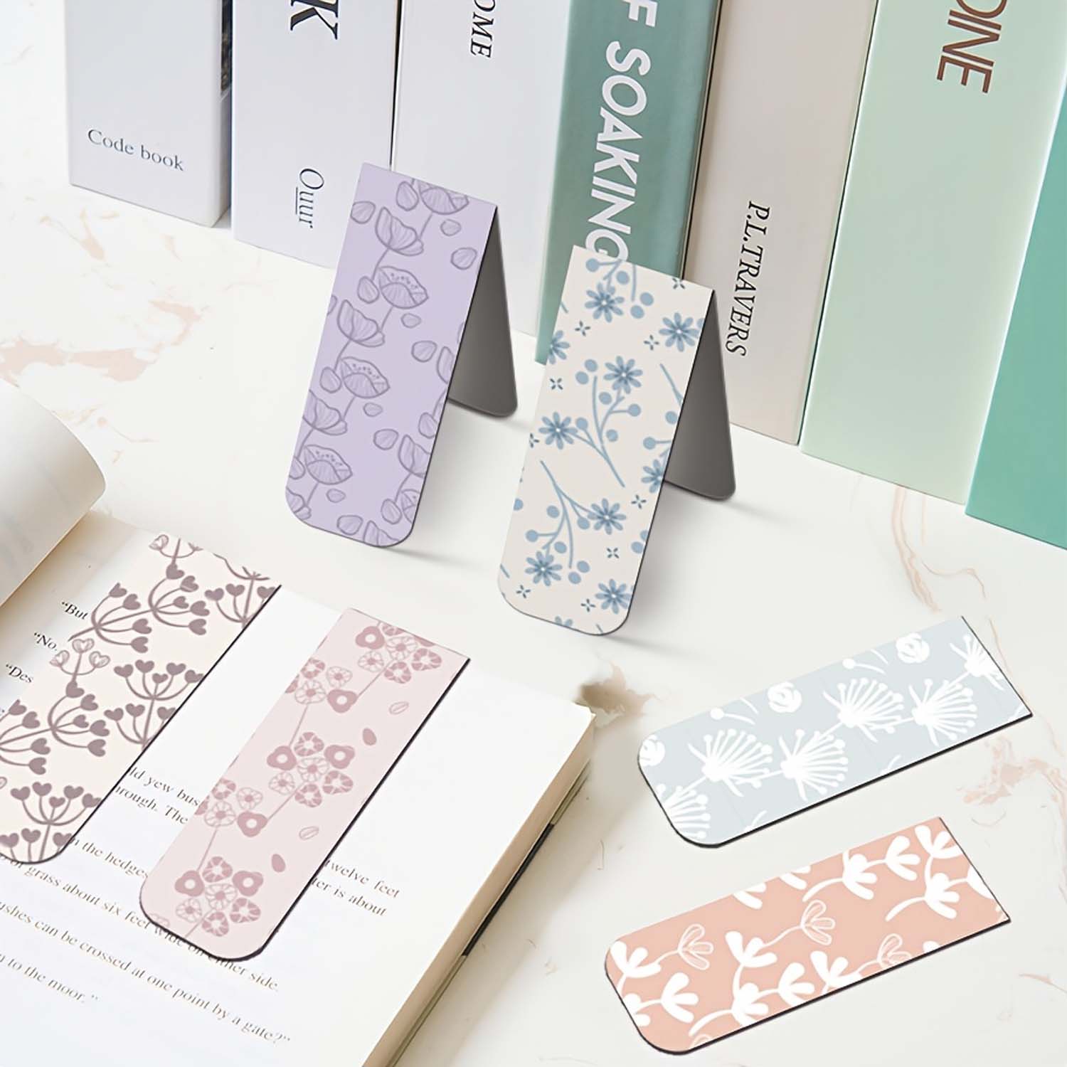 12pcs Flower Magnetic Bookmark - Bookmark Magnetic Clip incelemesi ve fiyatı