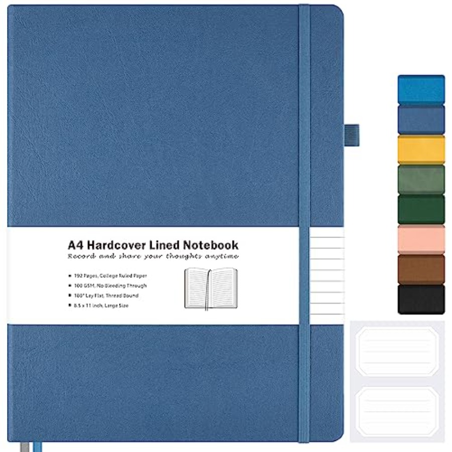 College Ruled Notebook, A4 Har - Journal Leather Hardcover incelemesi ve fiyatı