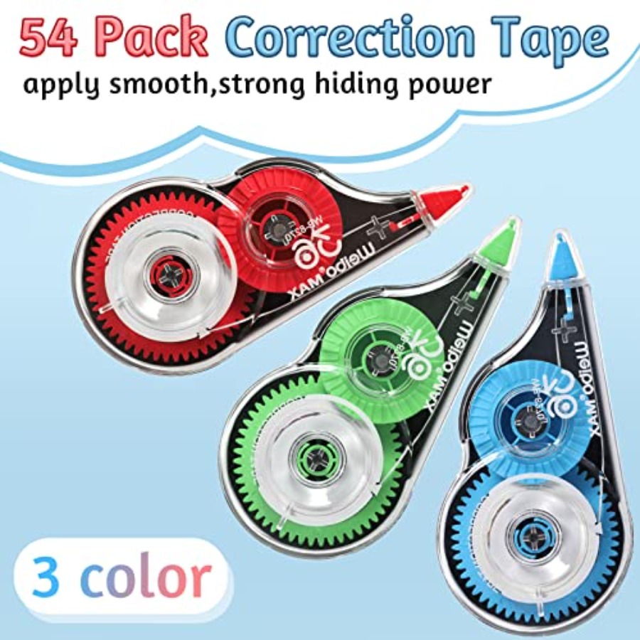 54 Pack Correction Tape Bulk W - Correction Fluid White incelemesi ve fiyatı