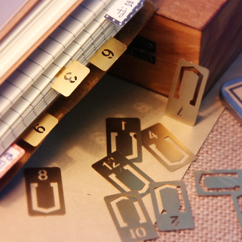 12 Pcs/lot Vintage Copper Book - Stationery And Office Supply Stores incelemesi ve fiyatı