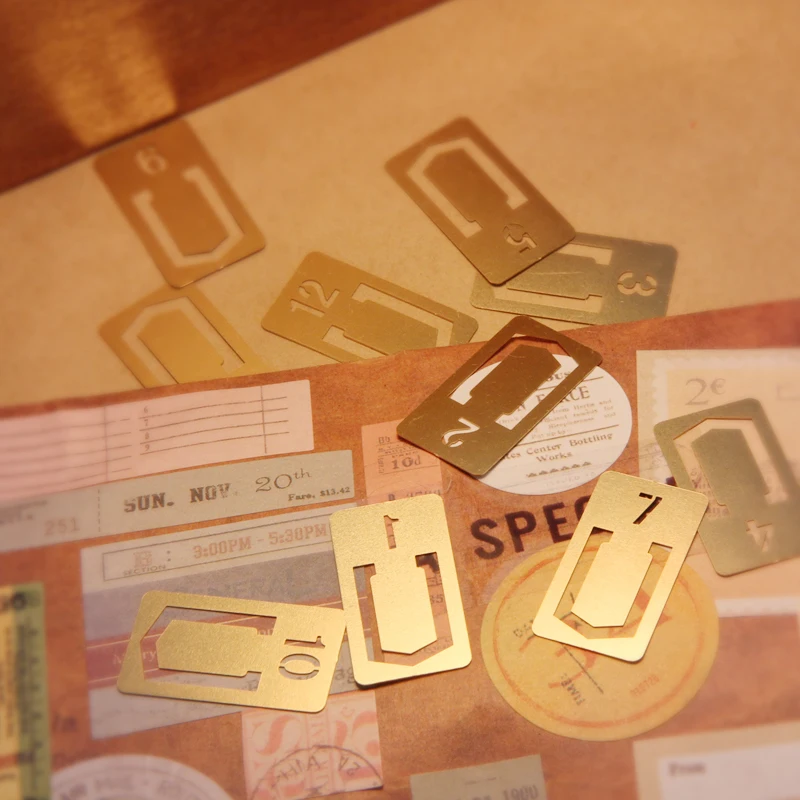 12 Pcs/lot Vintage Copper Book - Stationery And Office Supply Stores incelemesi ve fiyatı