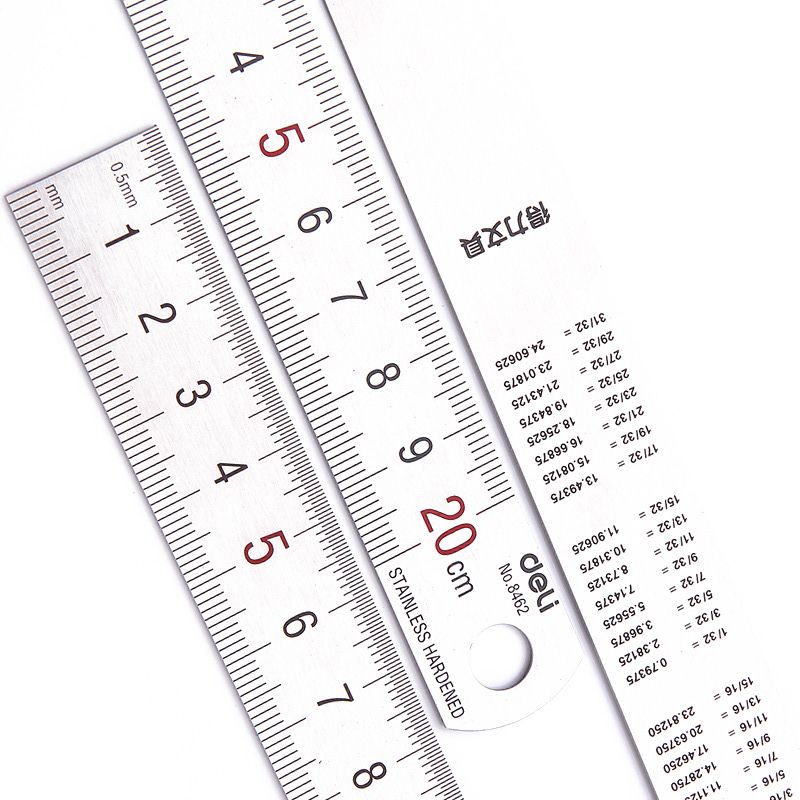 Deli 20cm Stainless Steel Meta - Stationery And Office Supply Stores incelemesi ve fiyatı