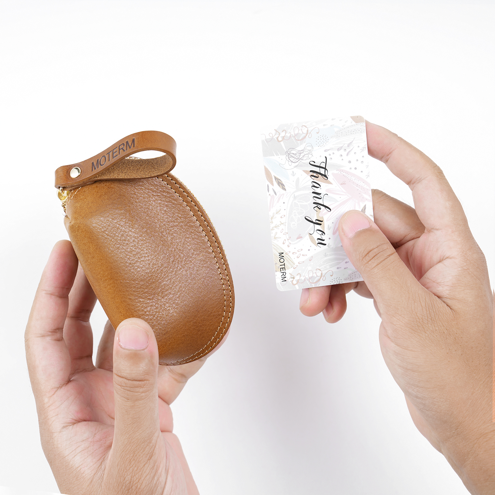 Moterm Mini Coin Pouch with Zi - Tan Stationery & Office Supply incelemesi ve fiyatı