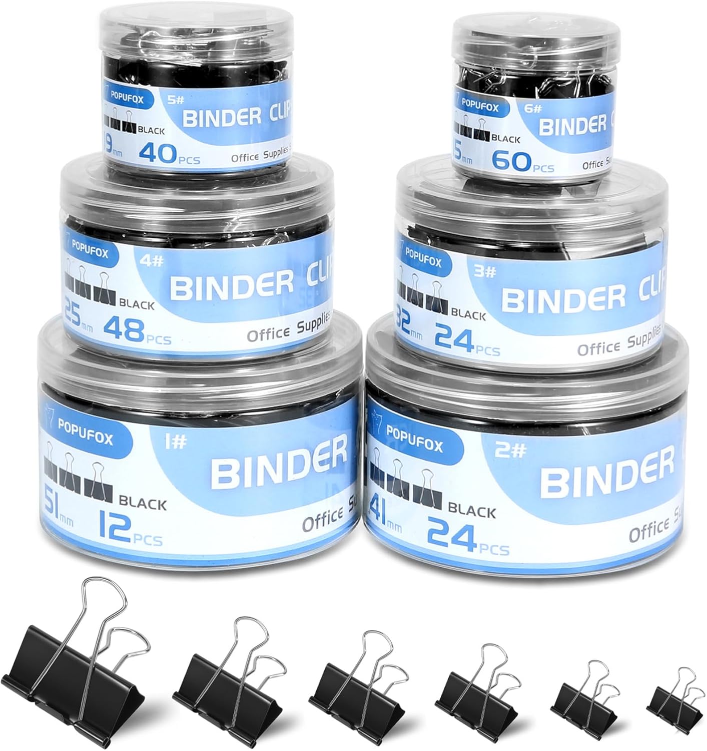Binder Clips 208 PCS Assorted  - Binder Clip Assorted incelemesi ve fiyatı