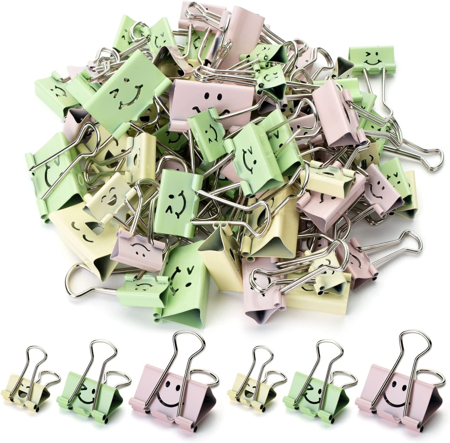 Smiley Binder Clips 80 Pack, A - Binder Clip Assorted incelemesi ve fiyatı