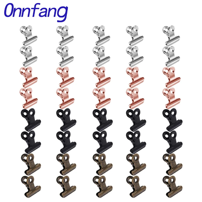 40/20PCS  Set Mini 21x23mm Met - Binder Clip Assorted incelemesi ve fiyatı
