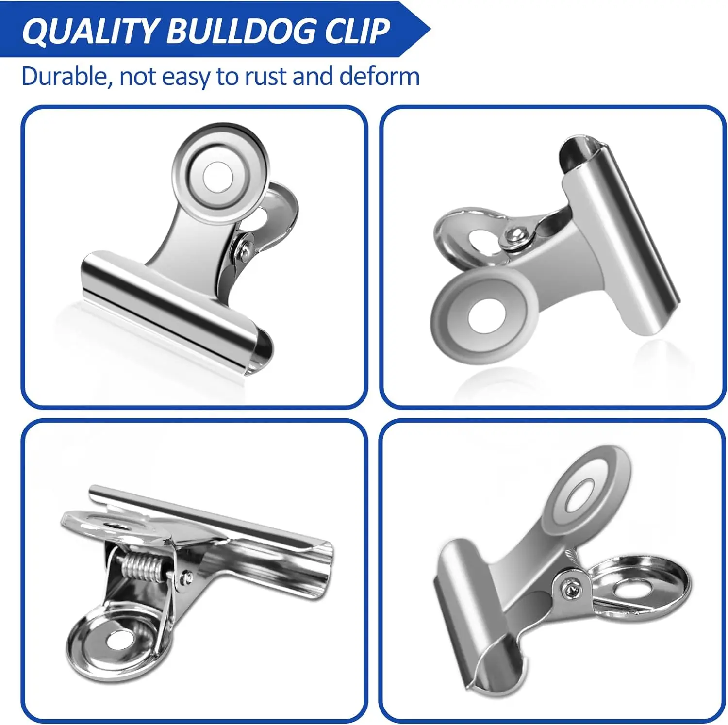 40/20PCS  Set Mini 21x23mm Met - Binder Clip Assorted incelemesi ve fiyatı
