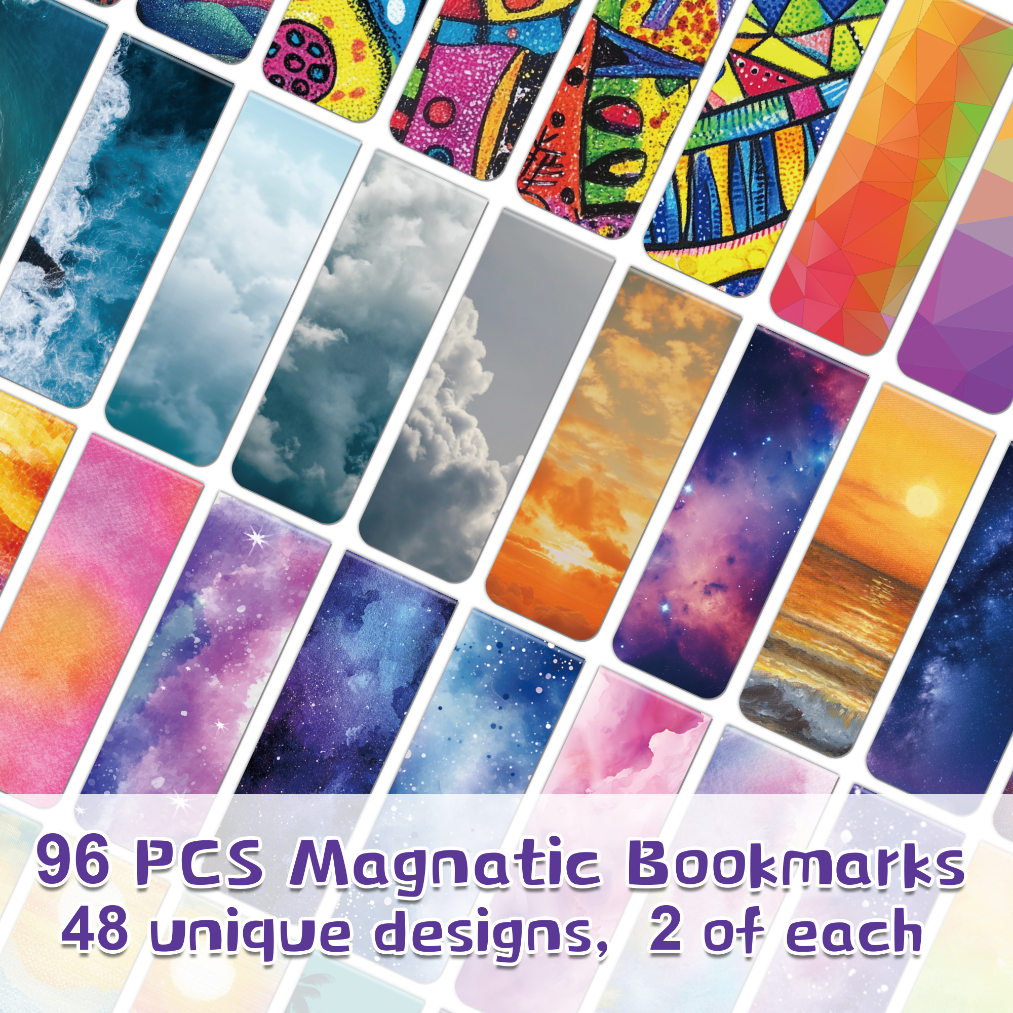 96pcs Colorful Magnetic Bookma - Bookmark Magnetic Clip incelemesi ve fiyatı