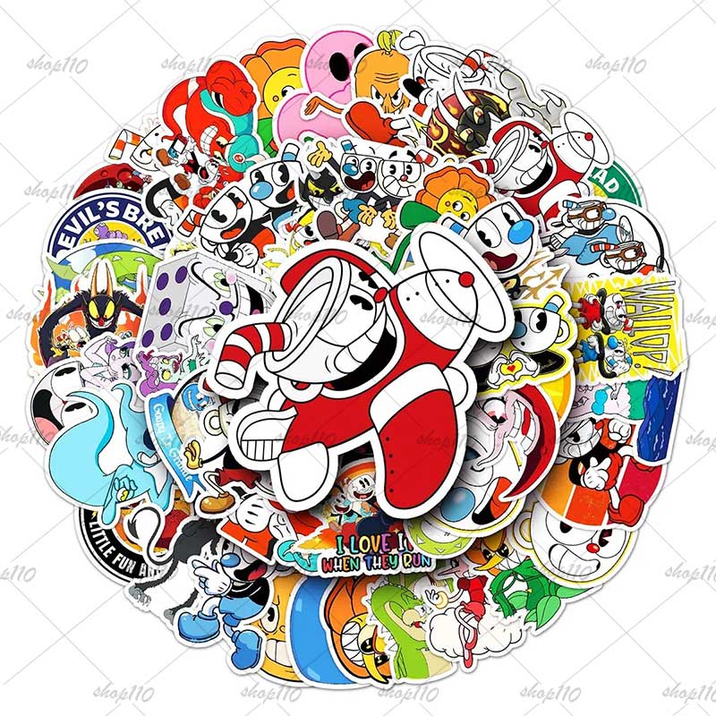 Cuphead Sticker Boy Game Gift  - Memo Pad Sticky incelemesi ve fiyatı