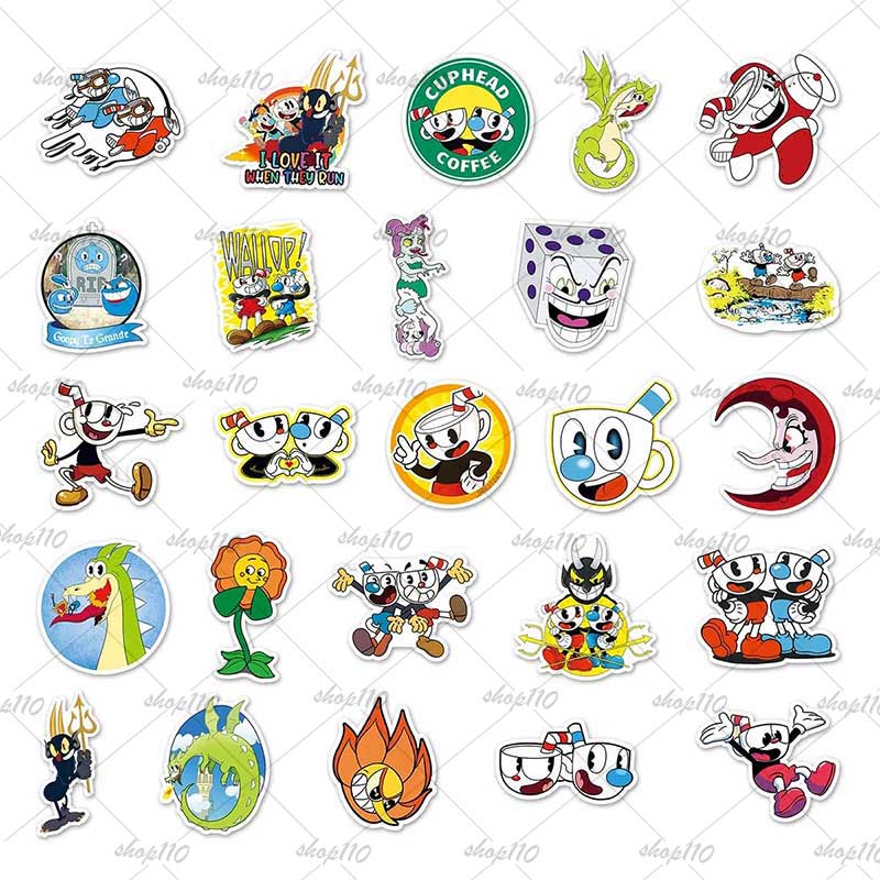 Cuphead Sticker Boy Game Gift  - Memo Pad Sticky incelemesi ve fiyatı