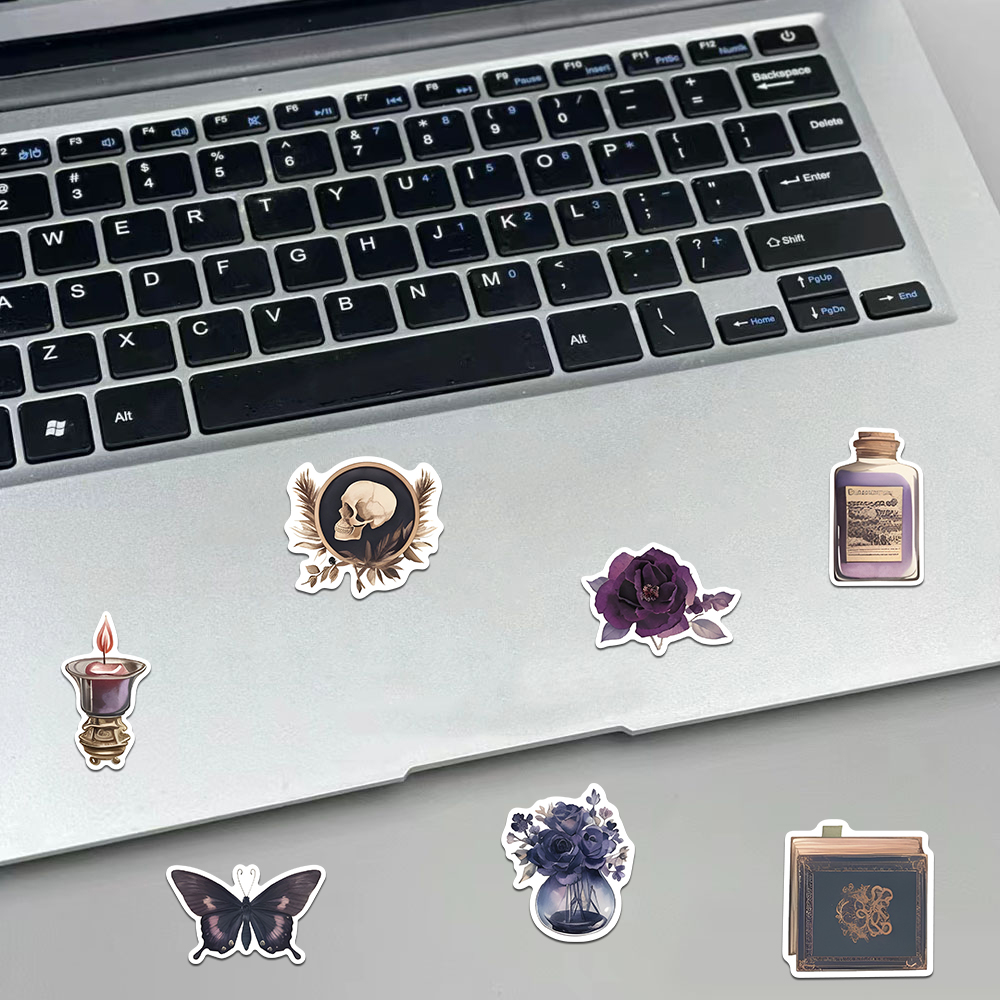 50PCS Dark Academia Stickers A - Memo Pad Sticky incelemesi ve fiyatı