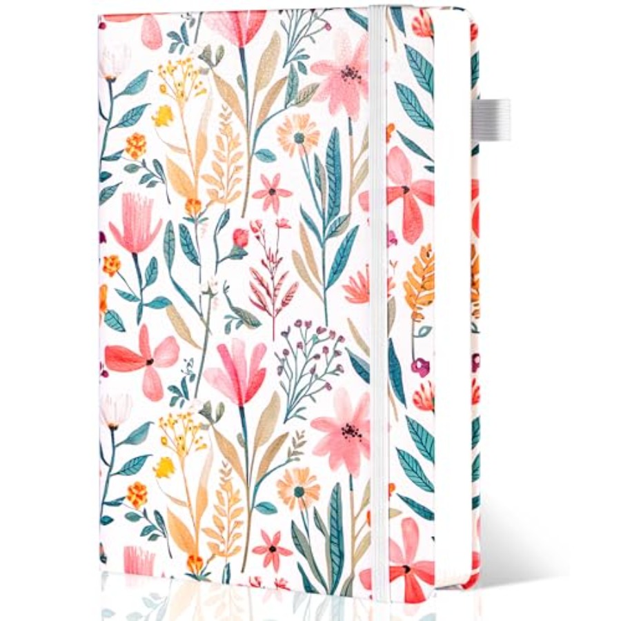 Floral Lined Journal for Women - Journal Leather Hardcover incelemesi ve fiyatı