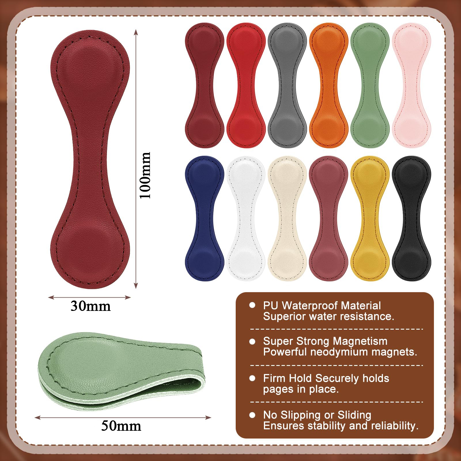 5pcs Magnetic Clip Sleeve Magn - Bookmark Magnetic Clip incelemesi ve fiyatı