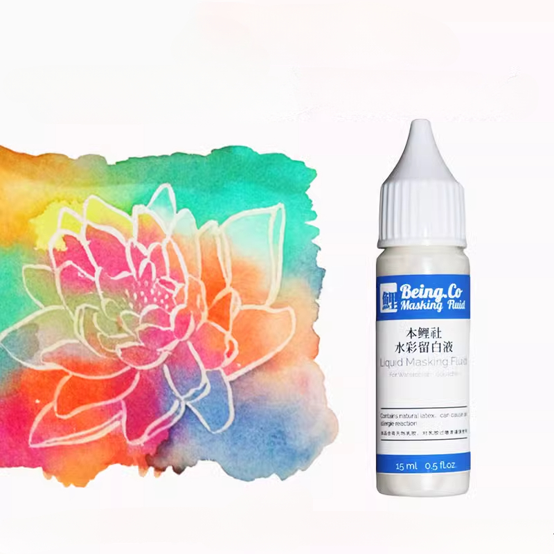 White/Blue Watercolor Masking  - Correction Fluid White incelemesi ve fiyatı