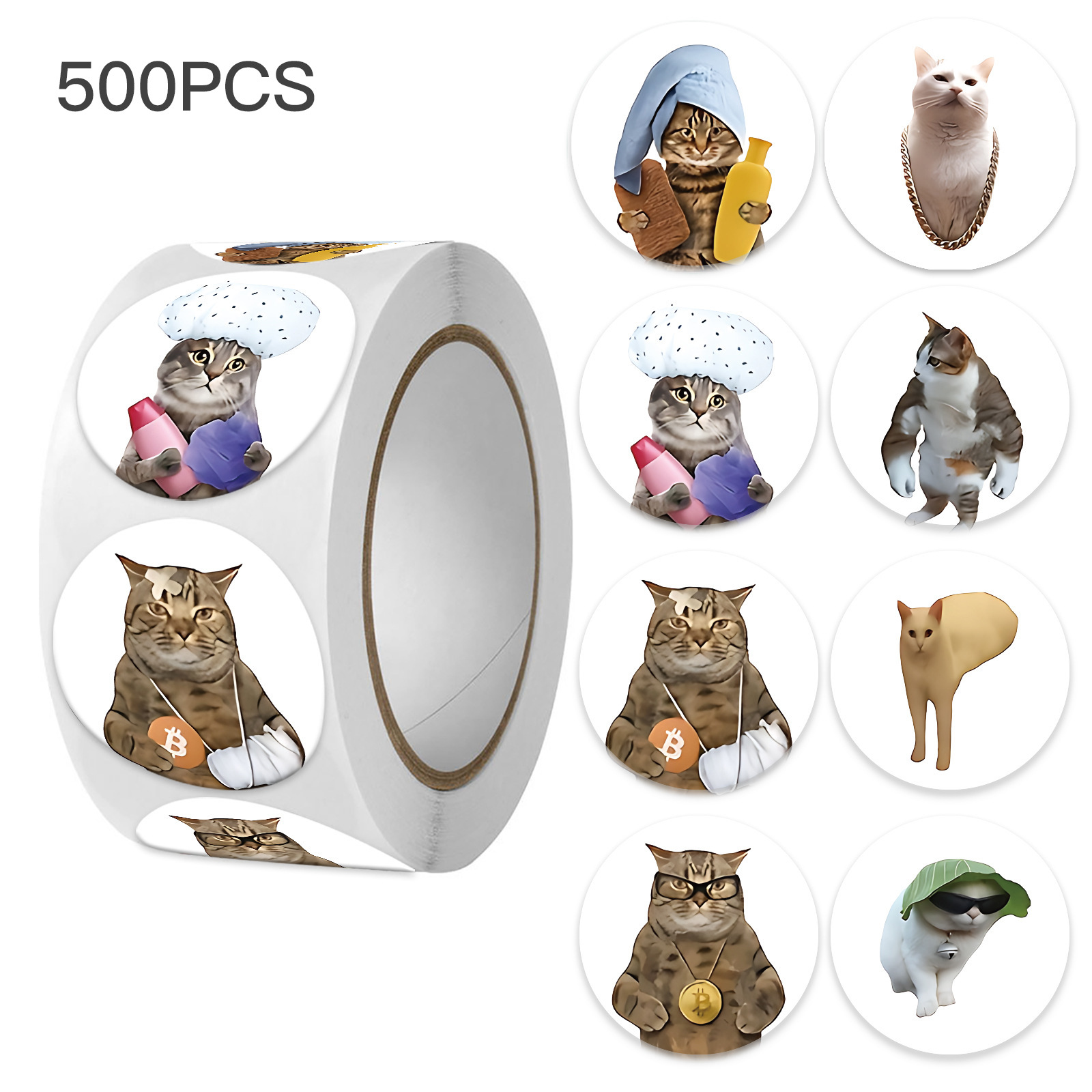 100-500pcs Funny Cat Graffiti  - Memo Pad Sticky incelemesi ve fiyatı