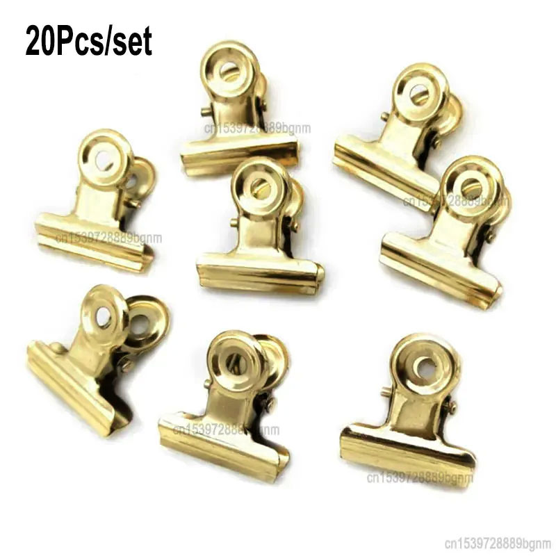 20PCS/Set 21mm*23mm Round Meta - Binder Clip Assorted incelemesi ve fiyatı