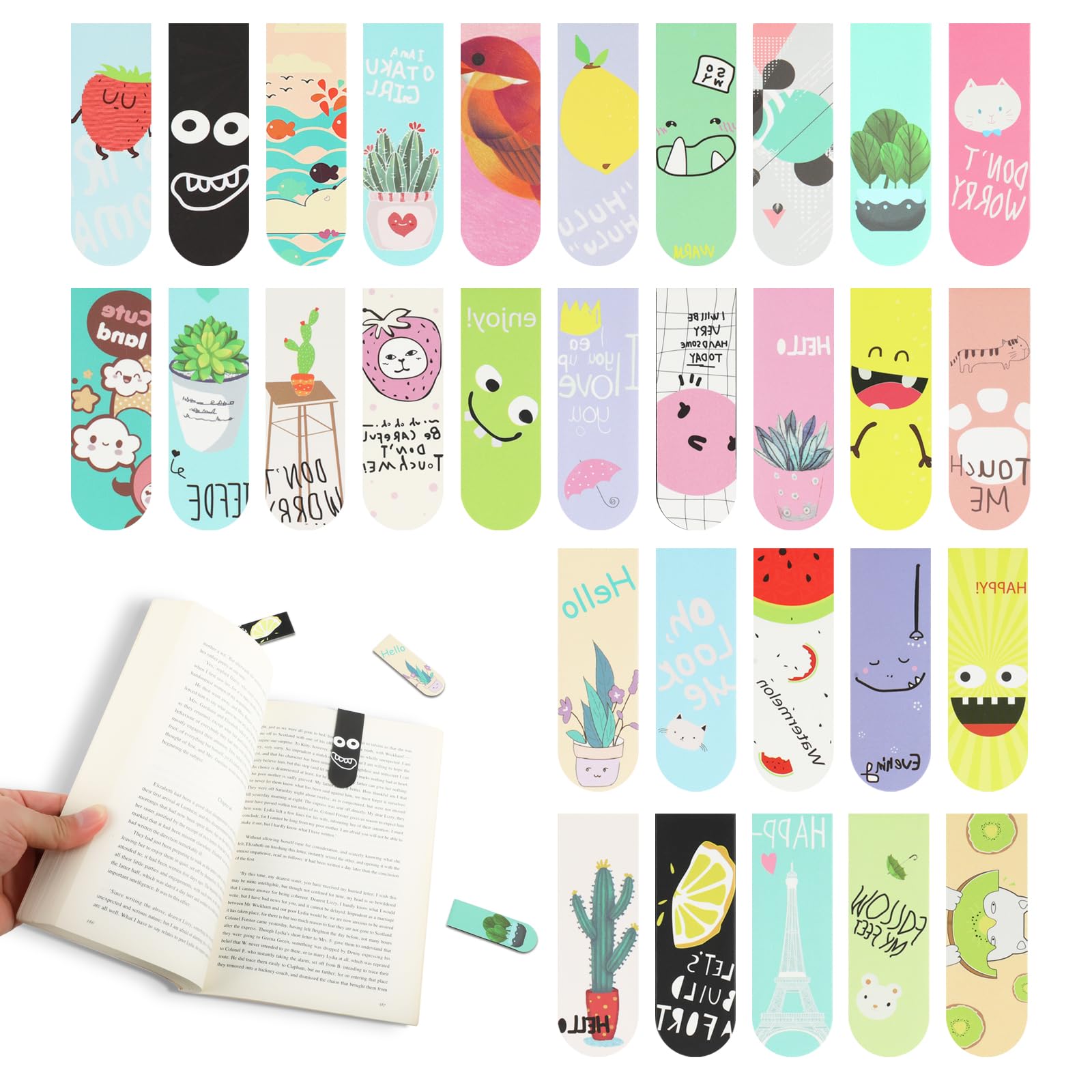 18pcs/30pcs Magnetic Bookmarks - Bookmark Magnetic Clip incelemesi ve fiyatı