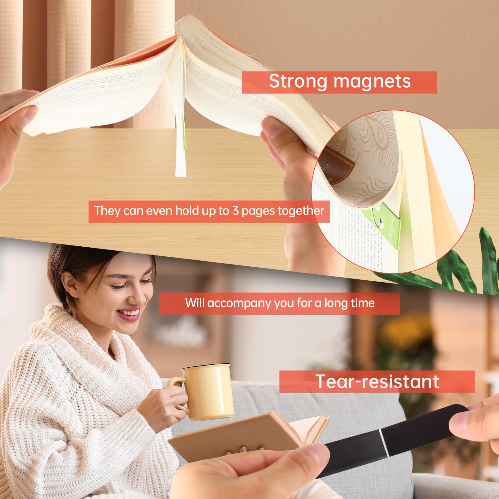 18pcs/30pcs Magnetic Bookmarks - Bookmark Magnetic Clip incelemesi ve fiyatı
