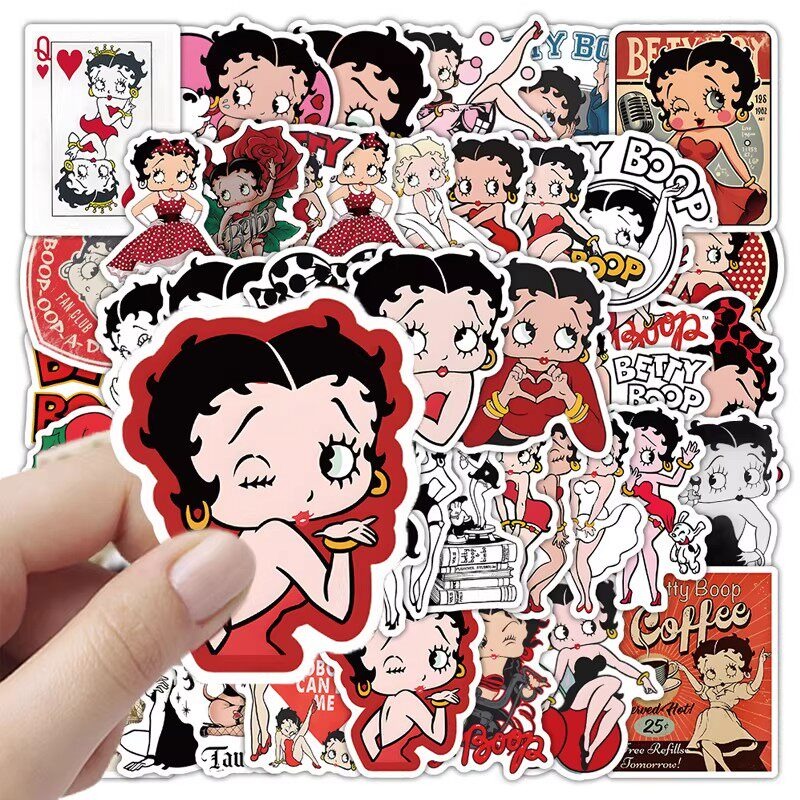 New 50PCS Betty Boop Sticker A - Memo Pad Sticky incelemesi ve fiyatı