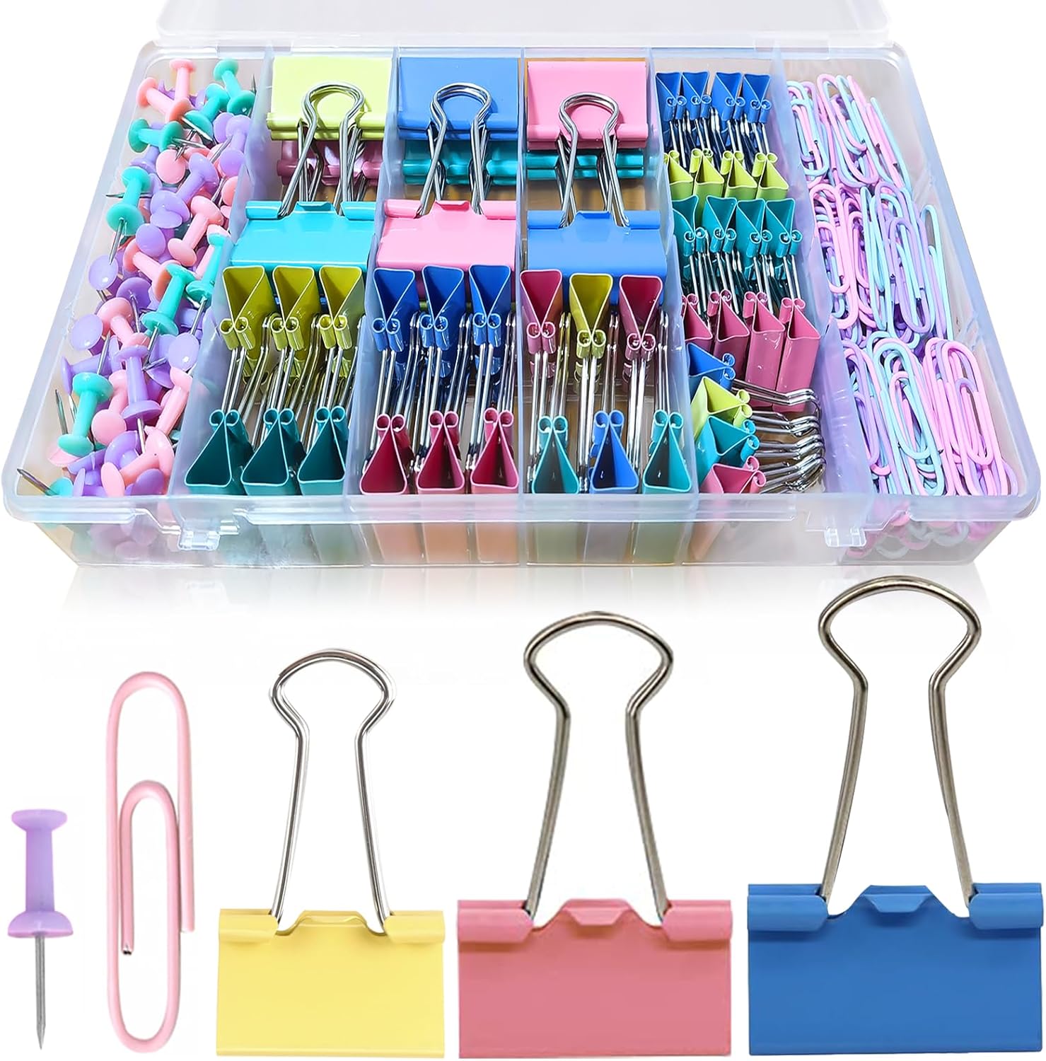 Colored Paper Clips and Binder - Binder Clip Assorted incelemesi ve fiyatı