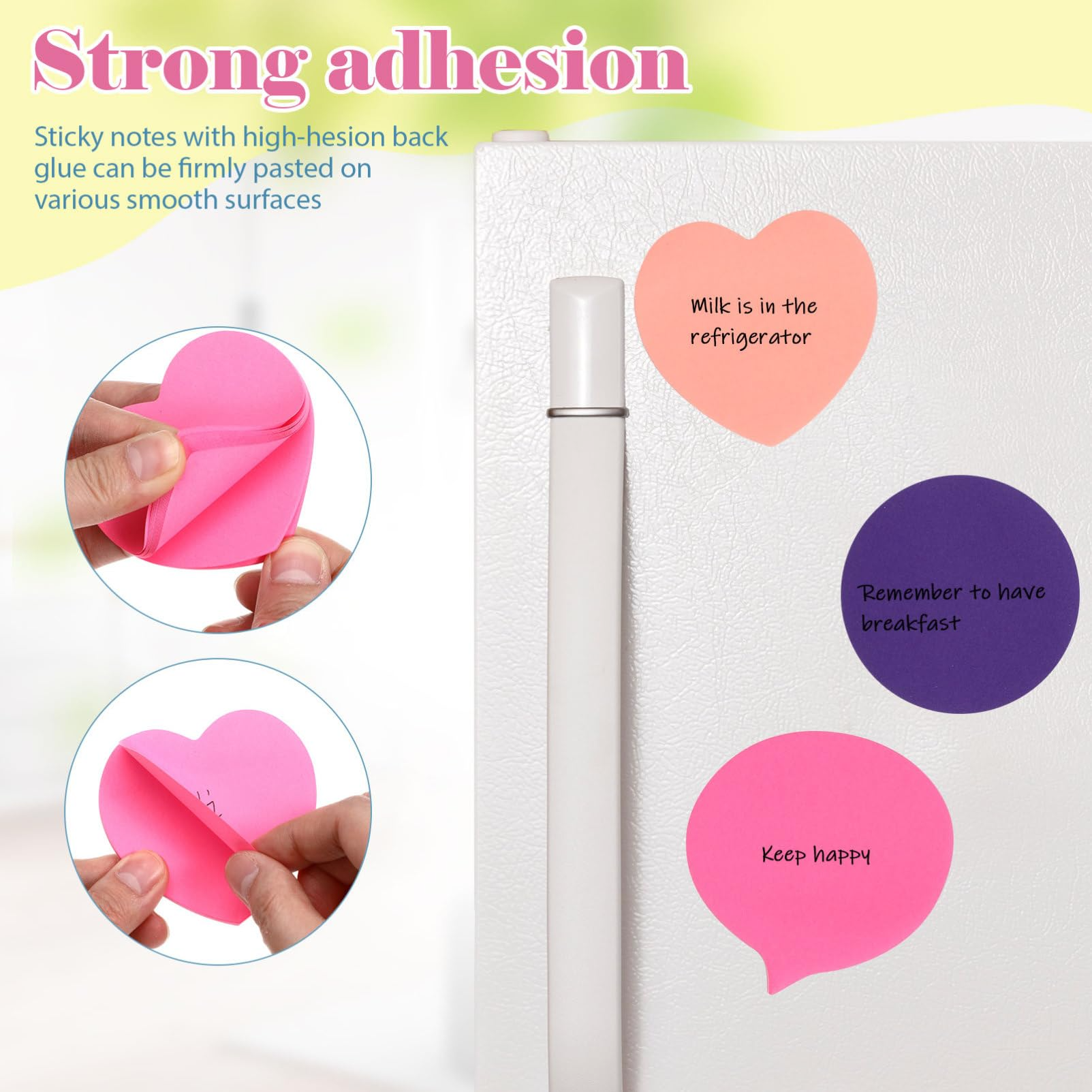 【3 Styles Heart Memo Pads】720  - Total Stationery & Office Supply incelemesi ve fiyatı