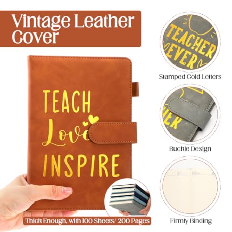 Pcs Teacher Appreciation Gifts - Journal Leather Hardcover incelemesi ve fiyatı