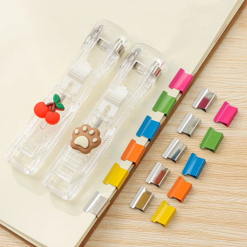 New Push Clip Stapler Staple R - Binder Clip Assorted incelemesi ve fiyatı