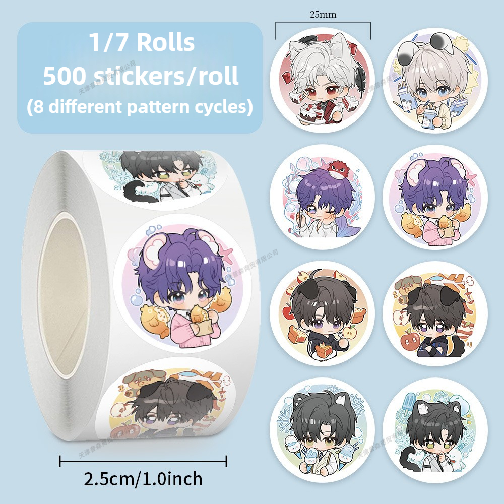 500Pcs Roll Kawaii Cartoon Sti - Memo Pad Sticky incelemesi ve fiyatı
