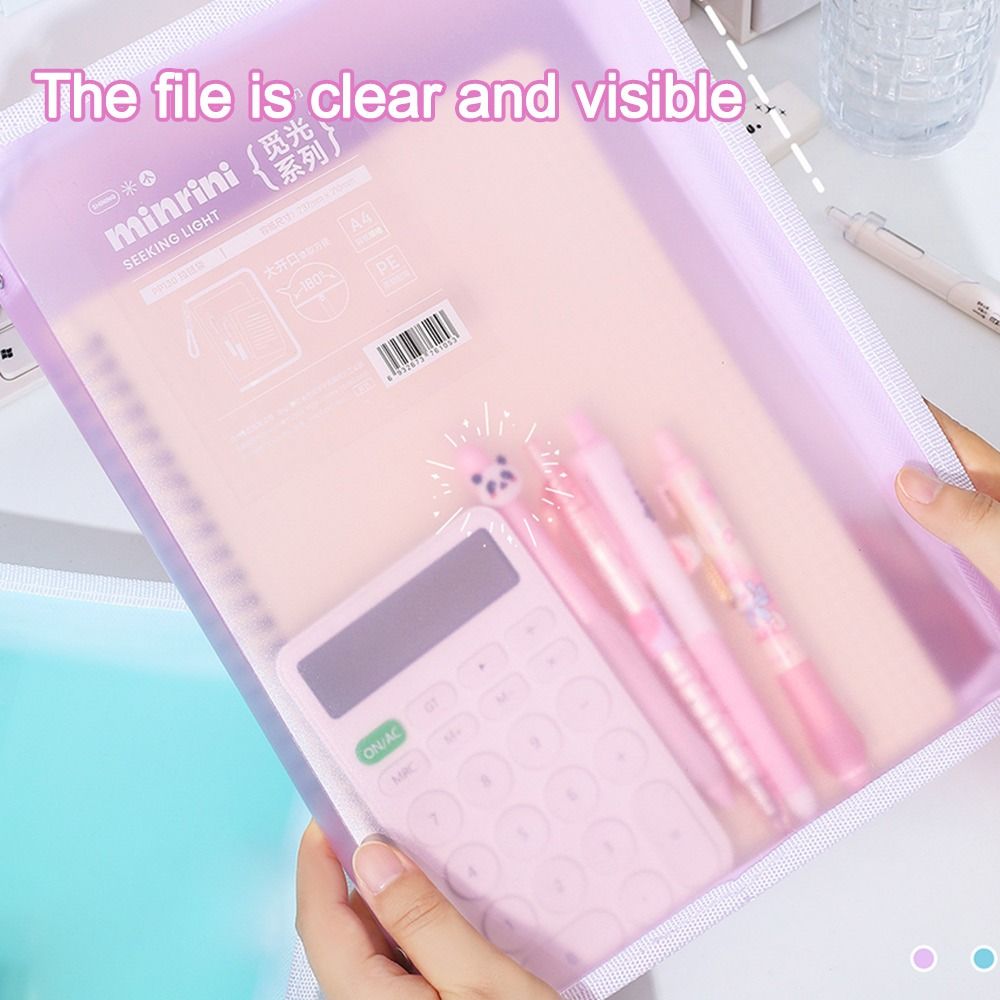 Portable Transparent A4 Zipper - Office Stationery And Supply incelemesi ve fiyatı