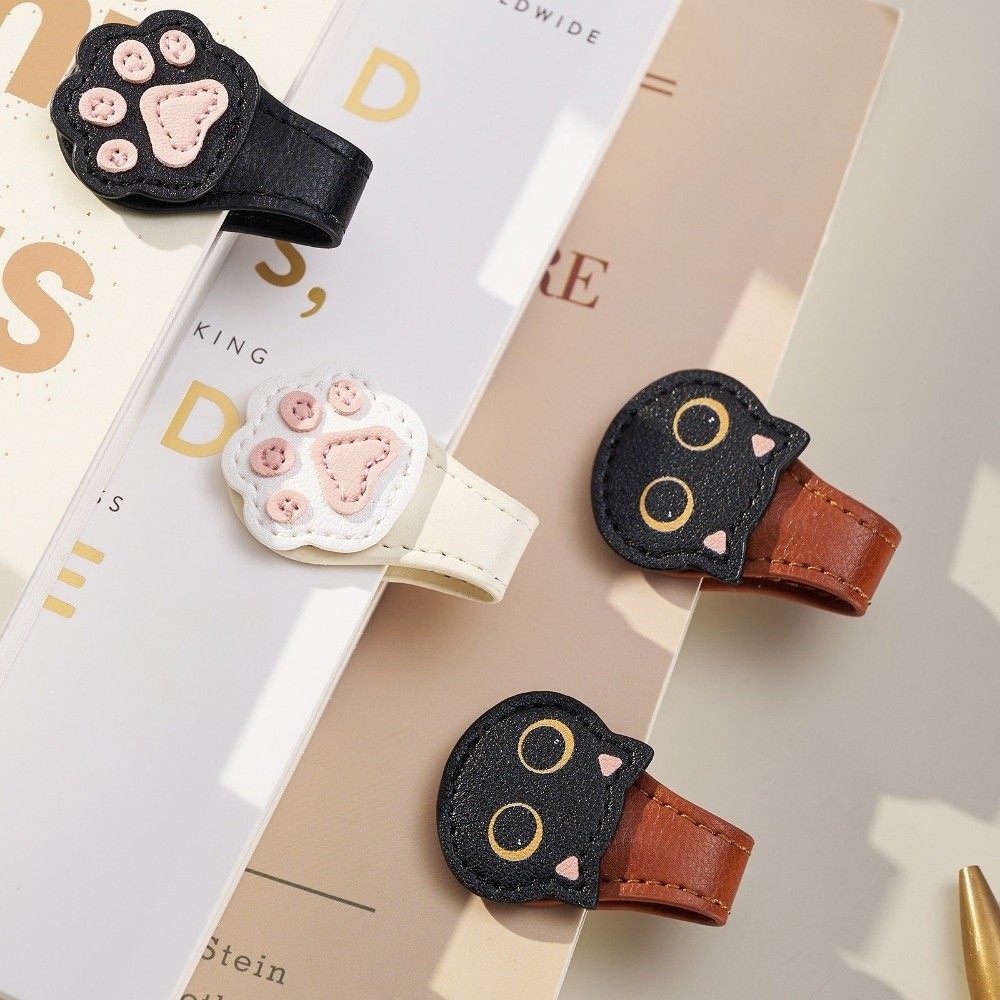 Cute PU Magnetic Page Clip Cat - Bookmark Magnetic Clip incelemesi ve fiyatı