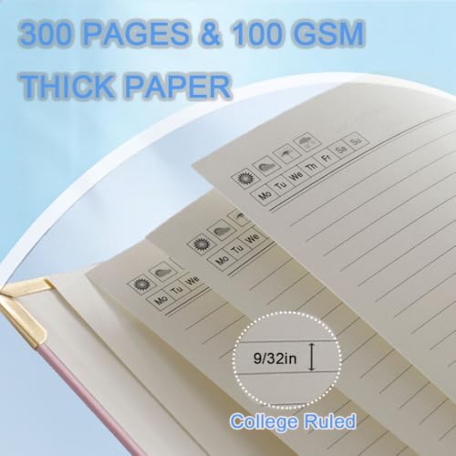 Hardcover Spiral Five Subject  - Journal Leather Hardcover incelemesi ve fiyatı