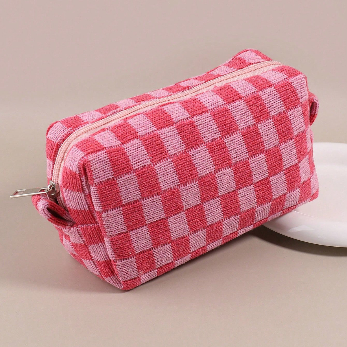 1PC Pink Checkered Single-Laye - Stationery And Office Supply Stores incelemesi ve fiyatı