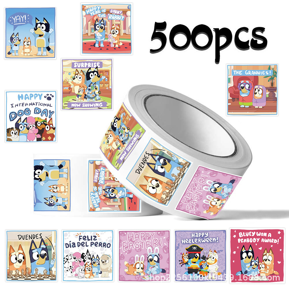 Wholesale 500Pcs/Roll Bluey St - Memo Pad Sticky incelemesi ve fiyatı
