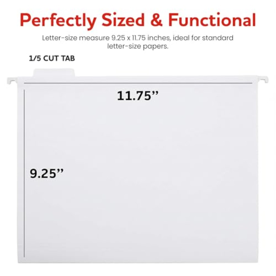 Hanging File Folders 8 Pack, L - File Folder Hanging incelemesi ve fiyatı