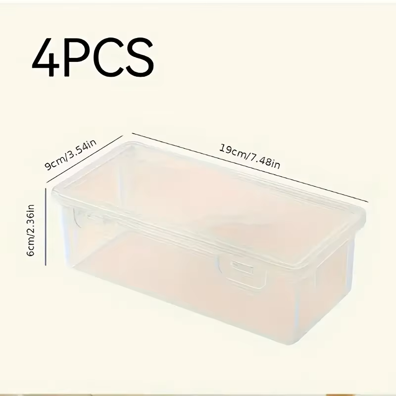 4 large transparent PP storage - Stationery And Office Supply Stores incelemesi ve fiyatı