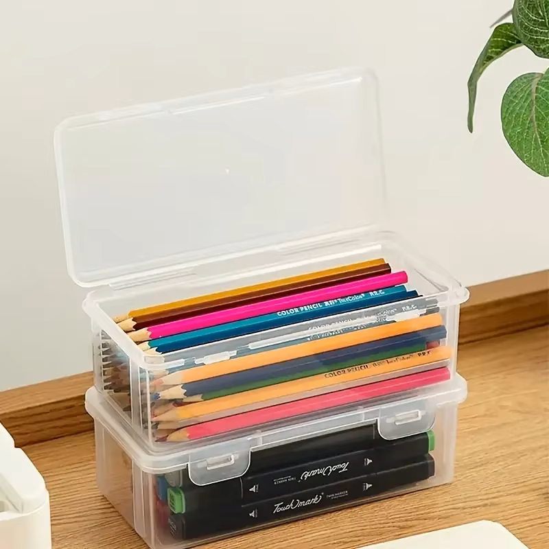 4 large transparent PP storage - Stationery And Office Supply Stores incelemesi ve fiyatı