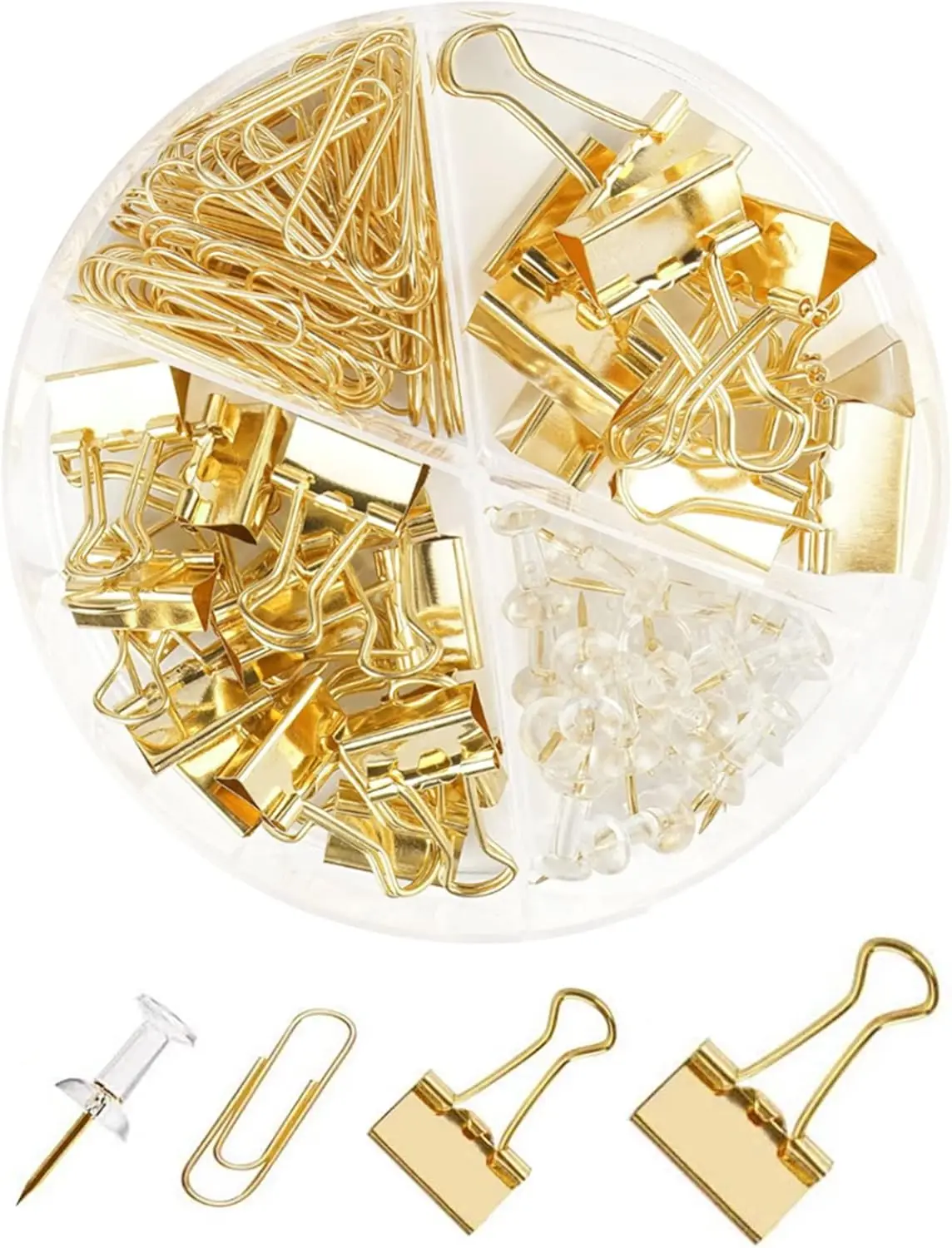 Gold Paper Binder and Clips Se - Binder Clip Assorted incelemesi ve fiyatı