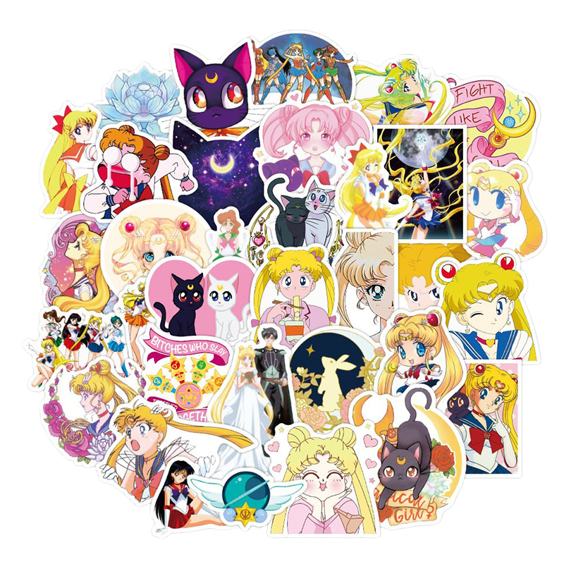 Sailor Moon stickers cartoon c - Memo Pad Sticky incelemesi ve fiyatı