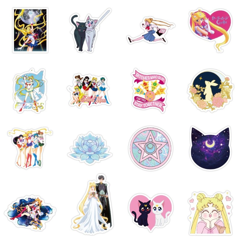 Sailor Moon stickers cartoon c - Memo Pad Sticky incelemesi ve fiyatı
