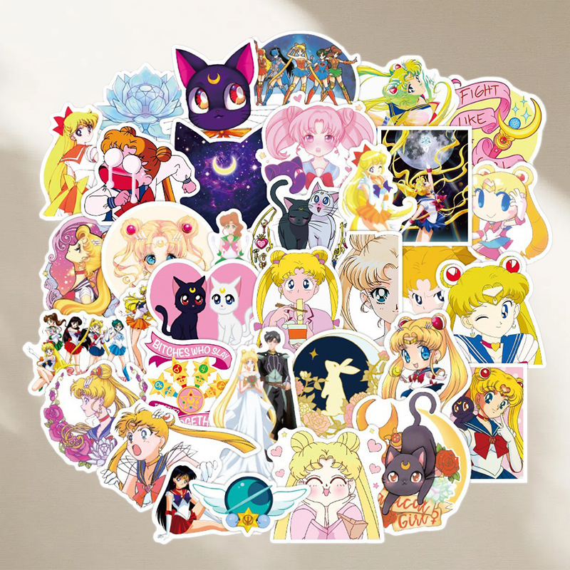Sailor Moon stickers cartoon c - Memo Pad Sticky incelemesi ve fiyatı